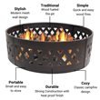 BillyOh Alaska Metal Campfire Fire Pit Ring
